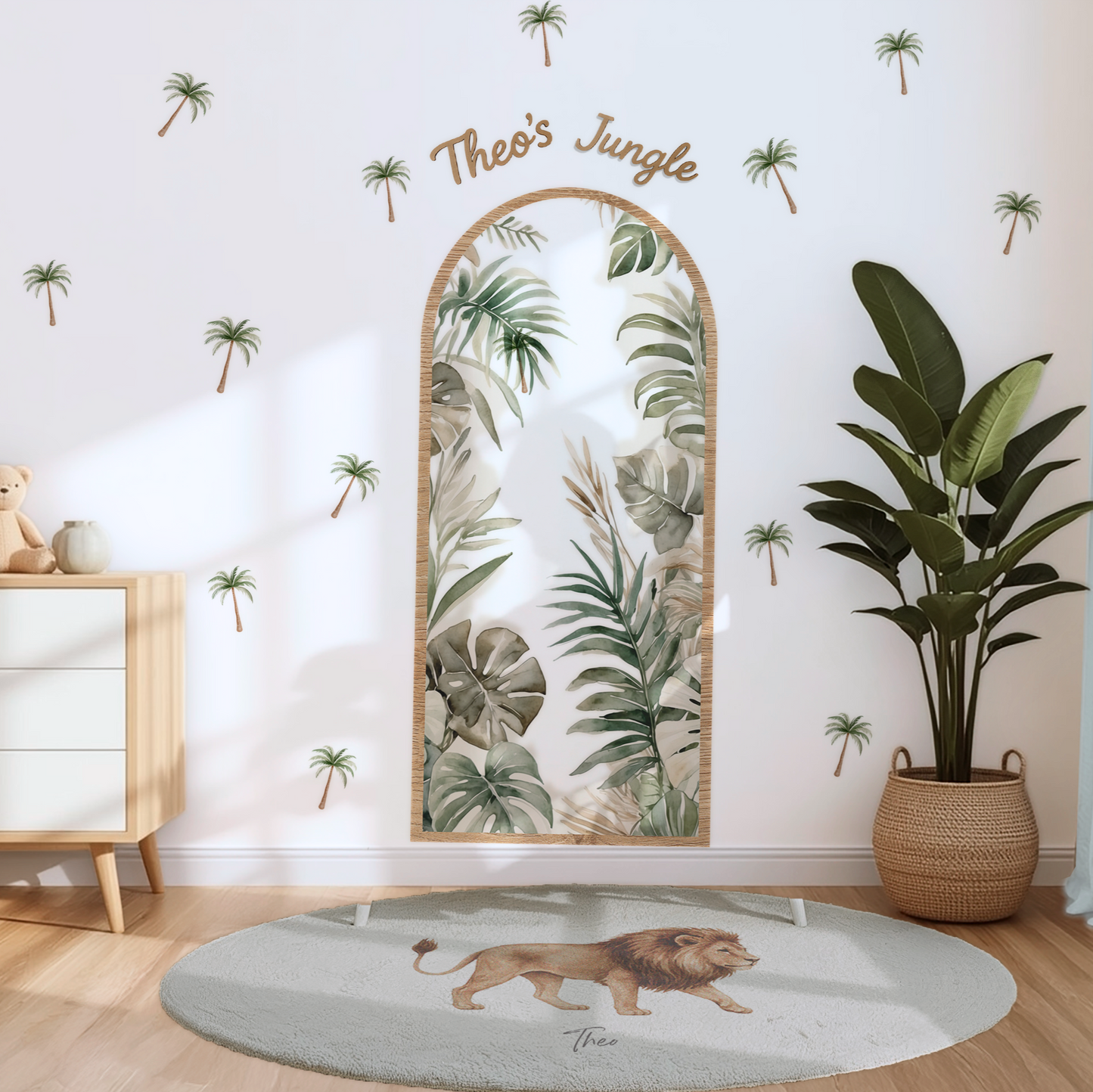 Dream Portal Sticker – Jungle Arch Wall Decal
