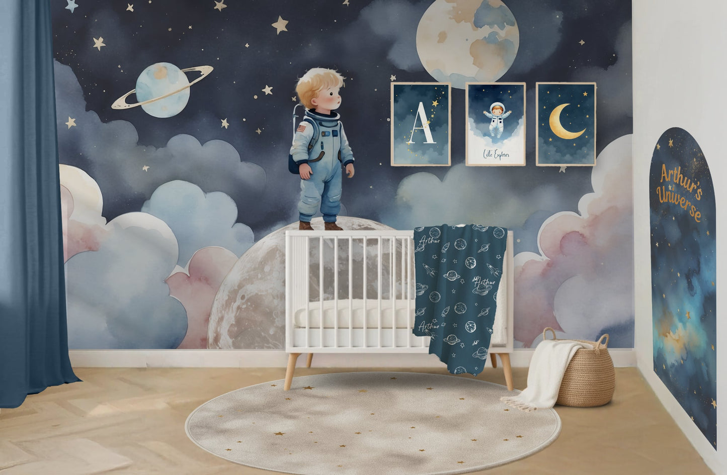 Space Astronaut Universe Nursery Set