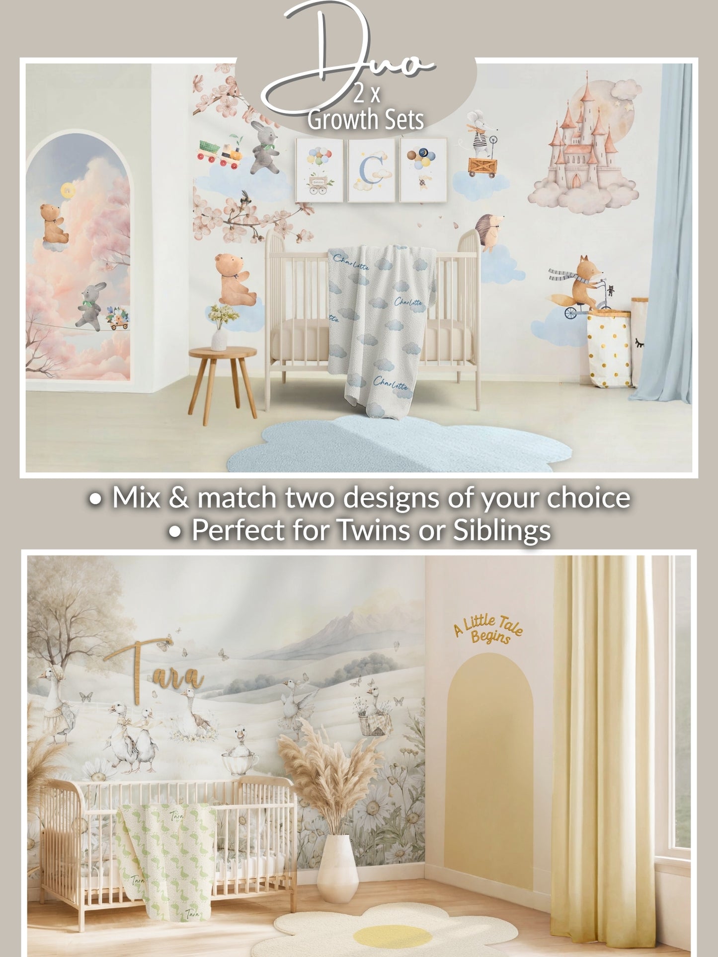 Animal Castle Dream World Nursery Set