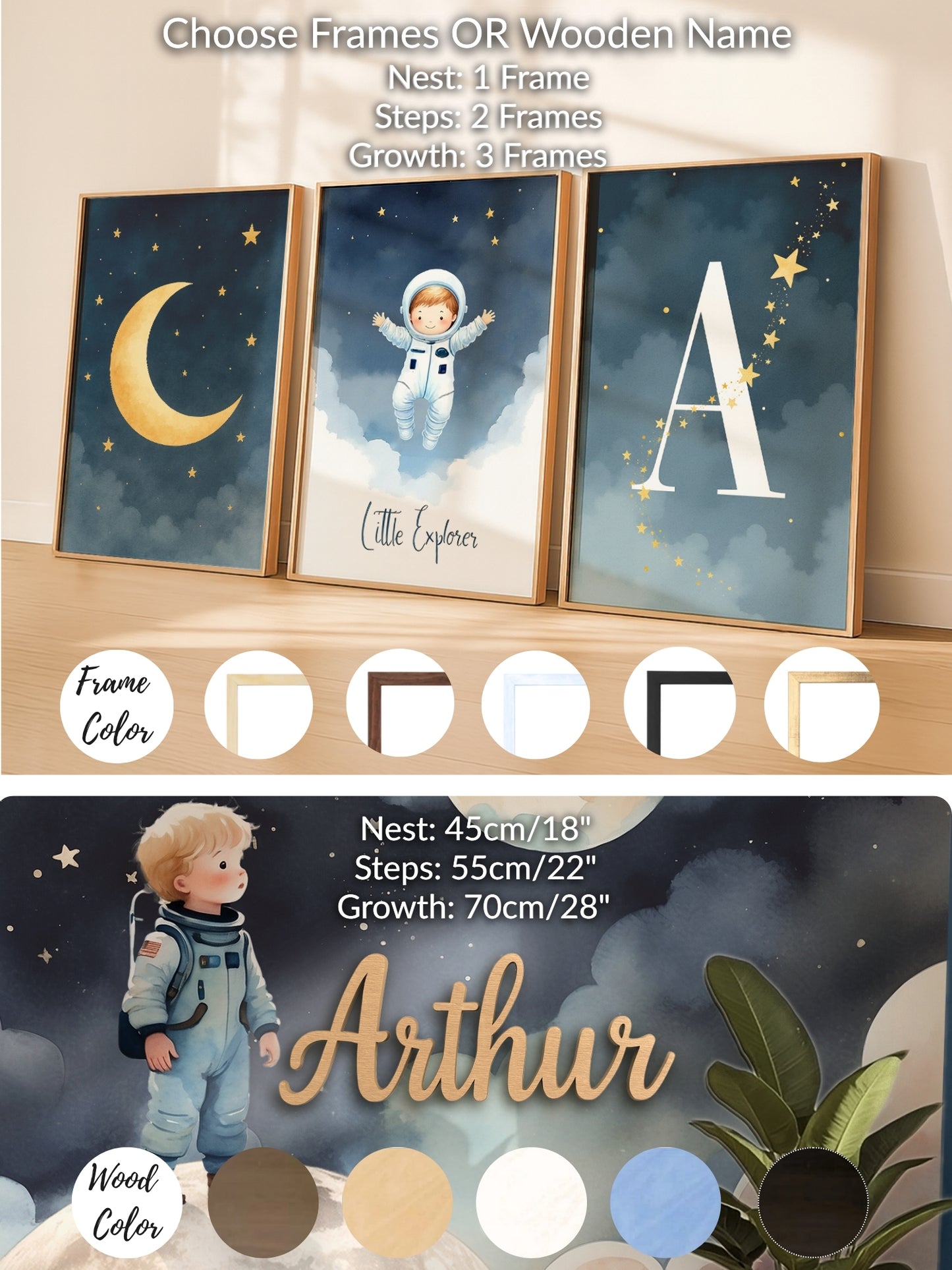 Space Astronaut Universe Nursery Set