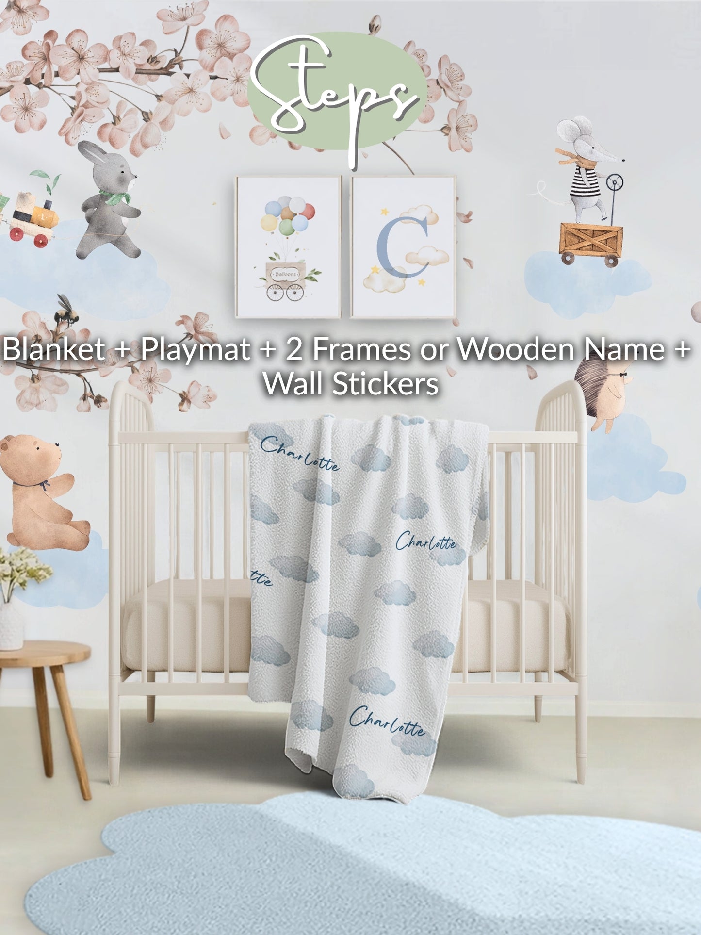 Animal Castle Dream World Nursery Set