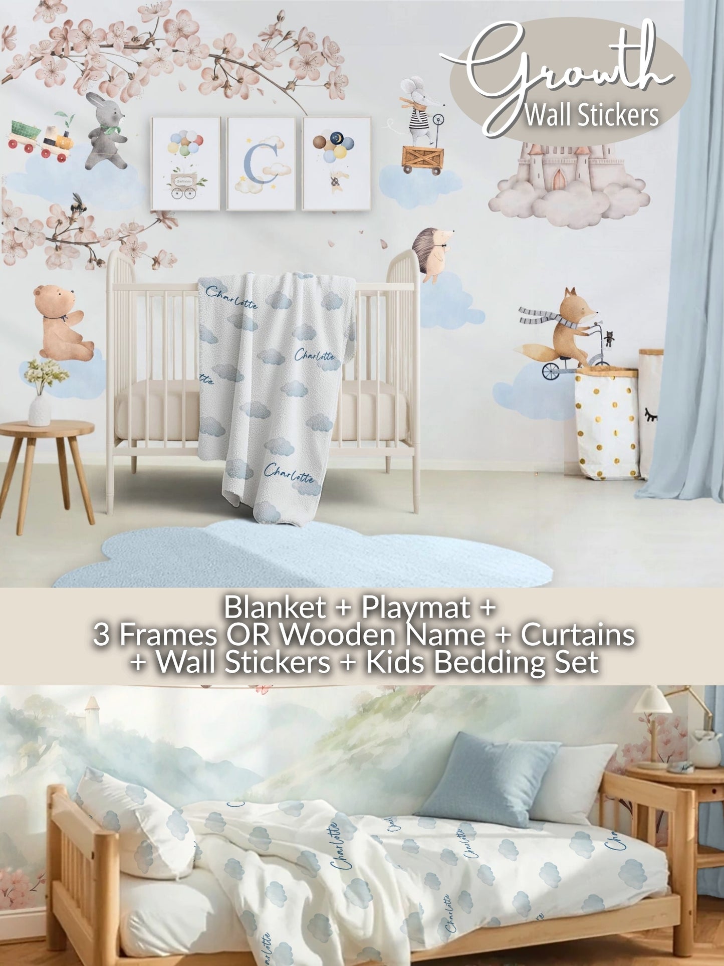 Animal Castle Dream World Nursery Set