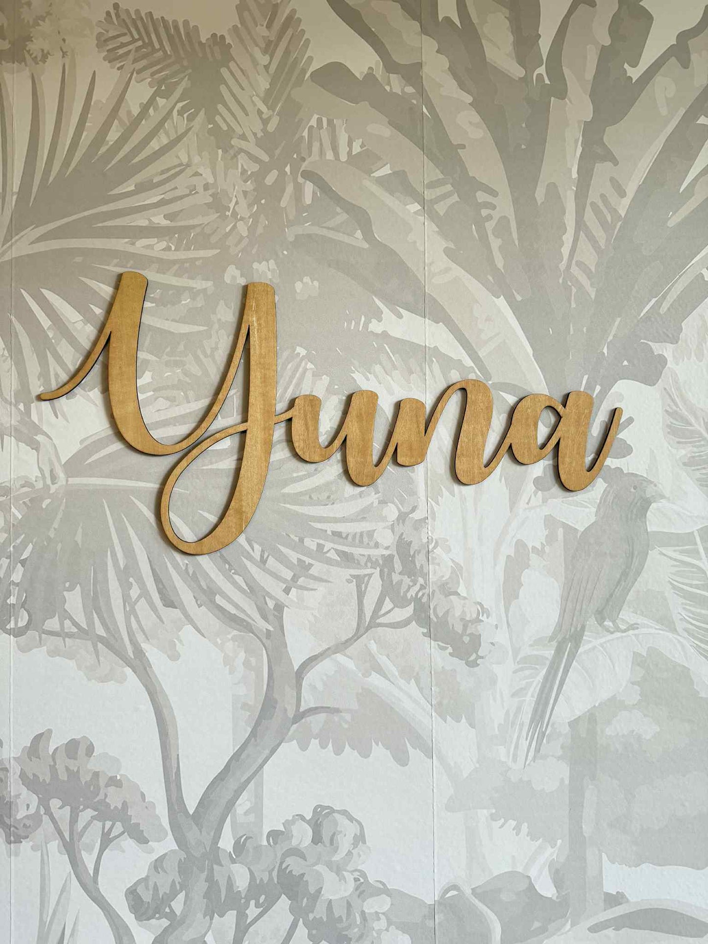 Wooden Name Sign