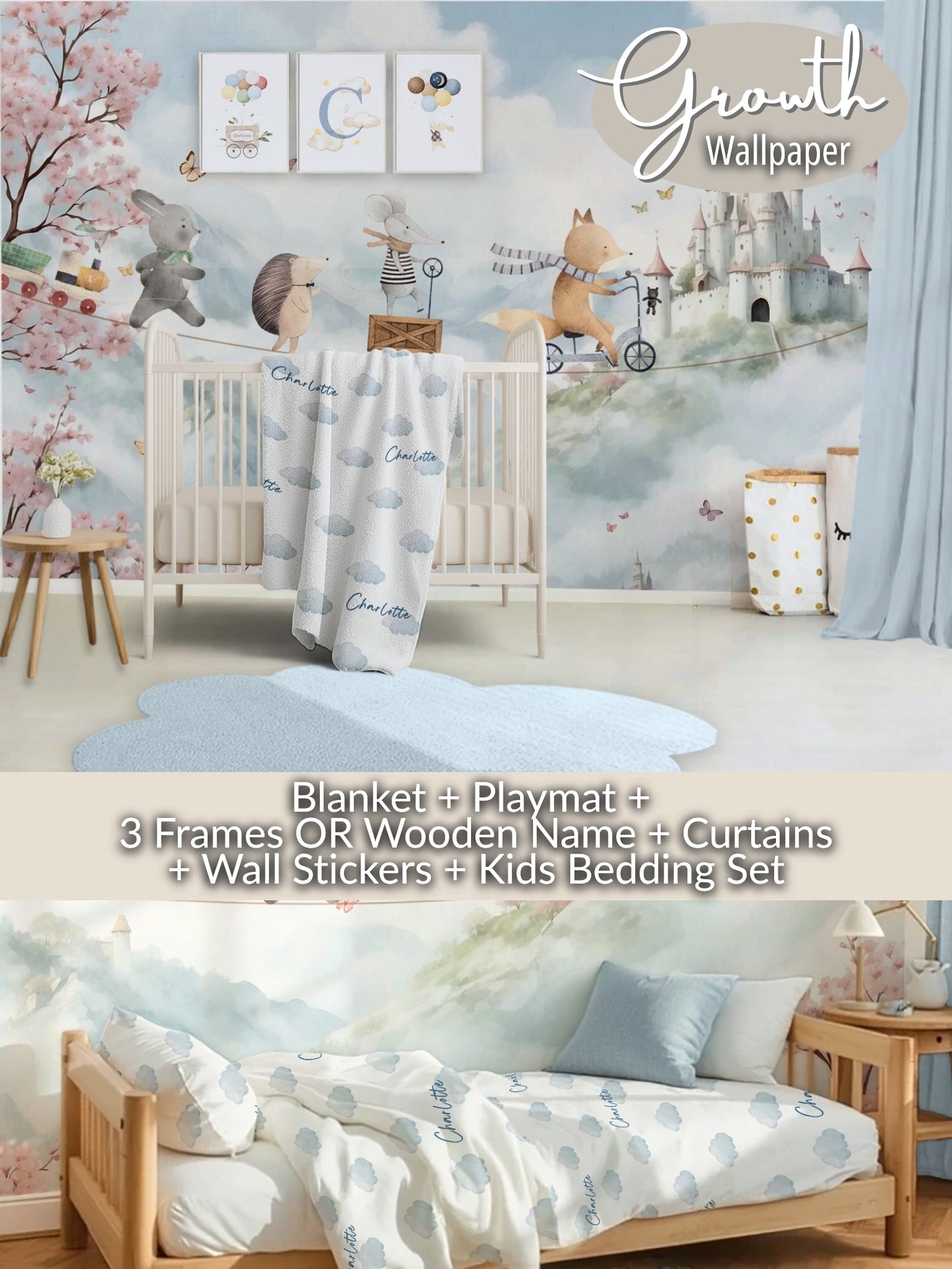 Animal Castle Dream World Nursery Set
