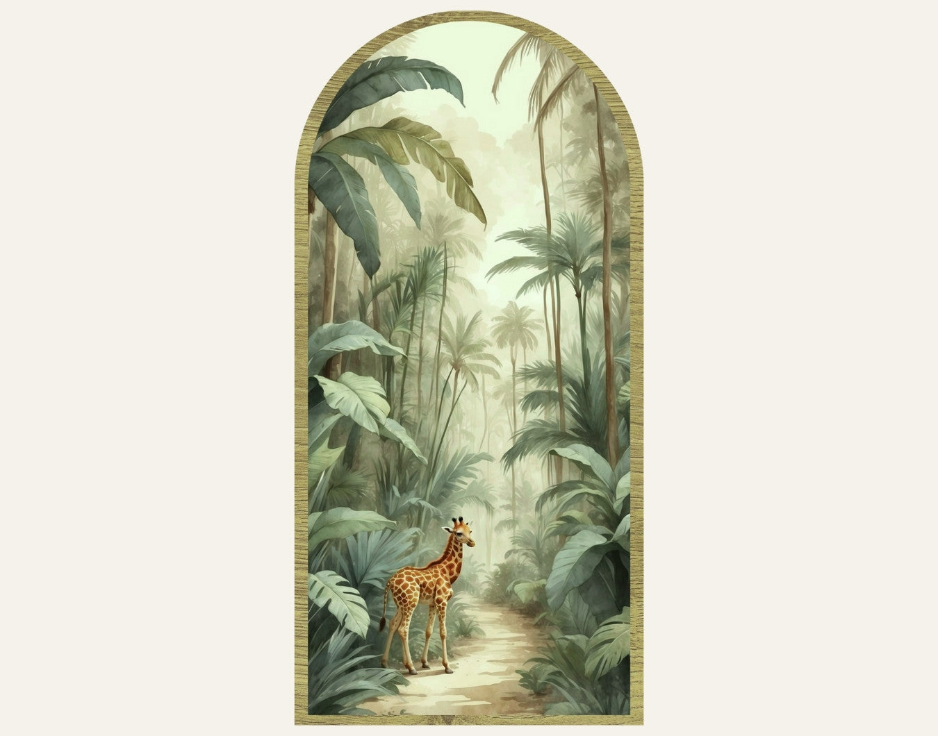 Dream Portal Sticker – Jungle Arch Wall Decal