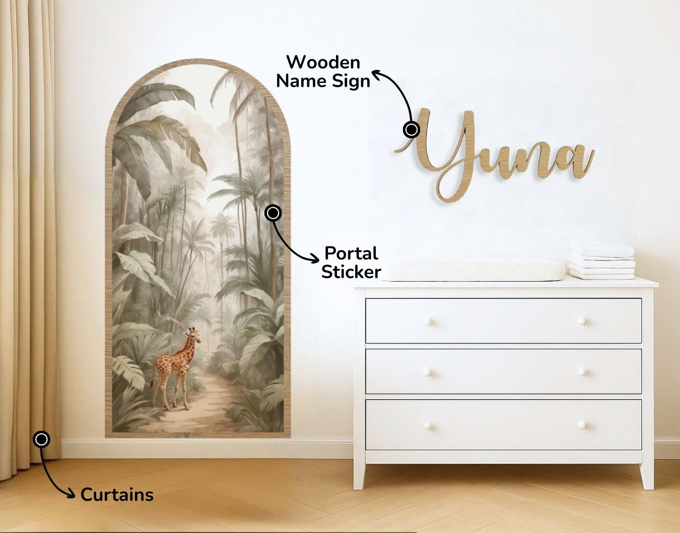 Dream Portal Sticker – Safari Wall Decal