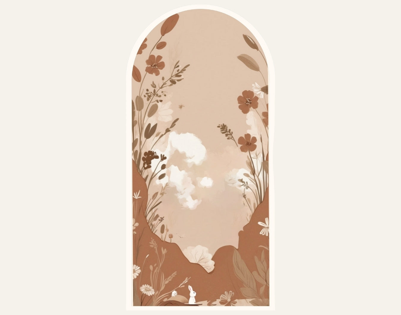 Dream Portal Sticker – Bunnies Arch Wall Decal