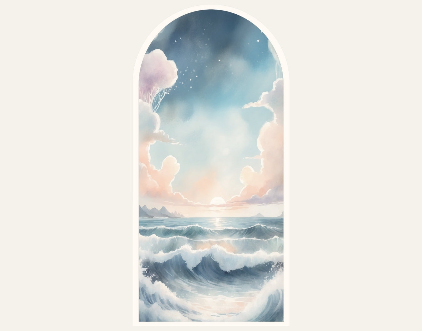 Dream Portal Sticker – Sea Arch Wall Decal