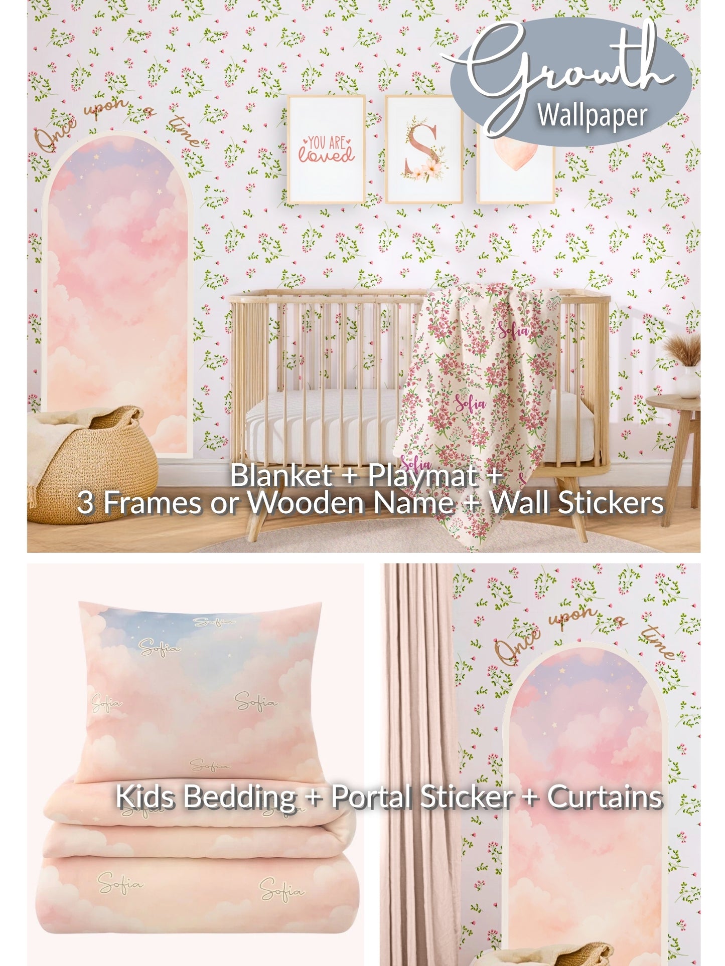 Floral Nursery Set