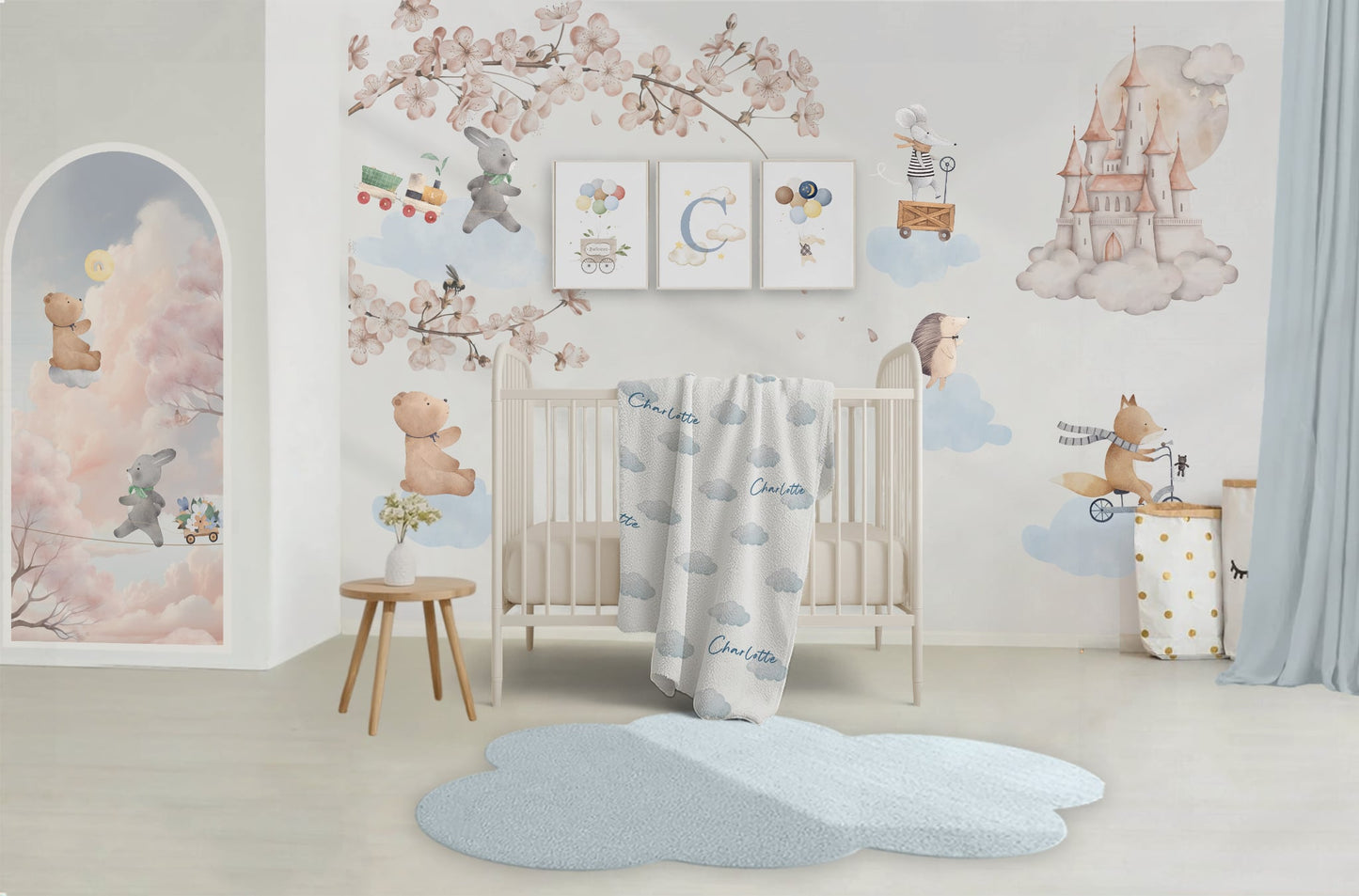 Animal Castle Wall Stickers - Peel & Stick Decals