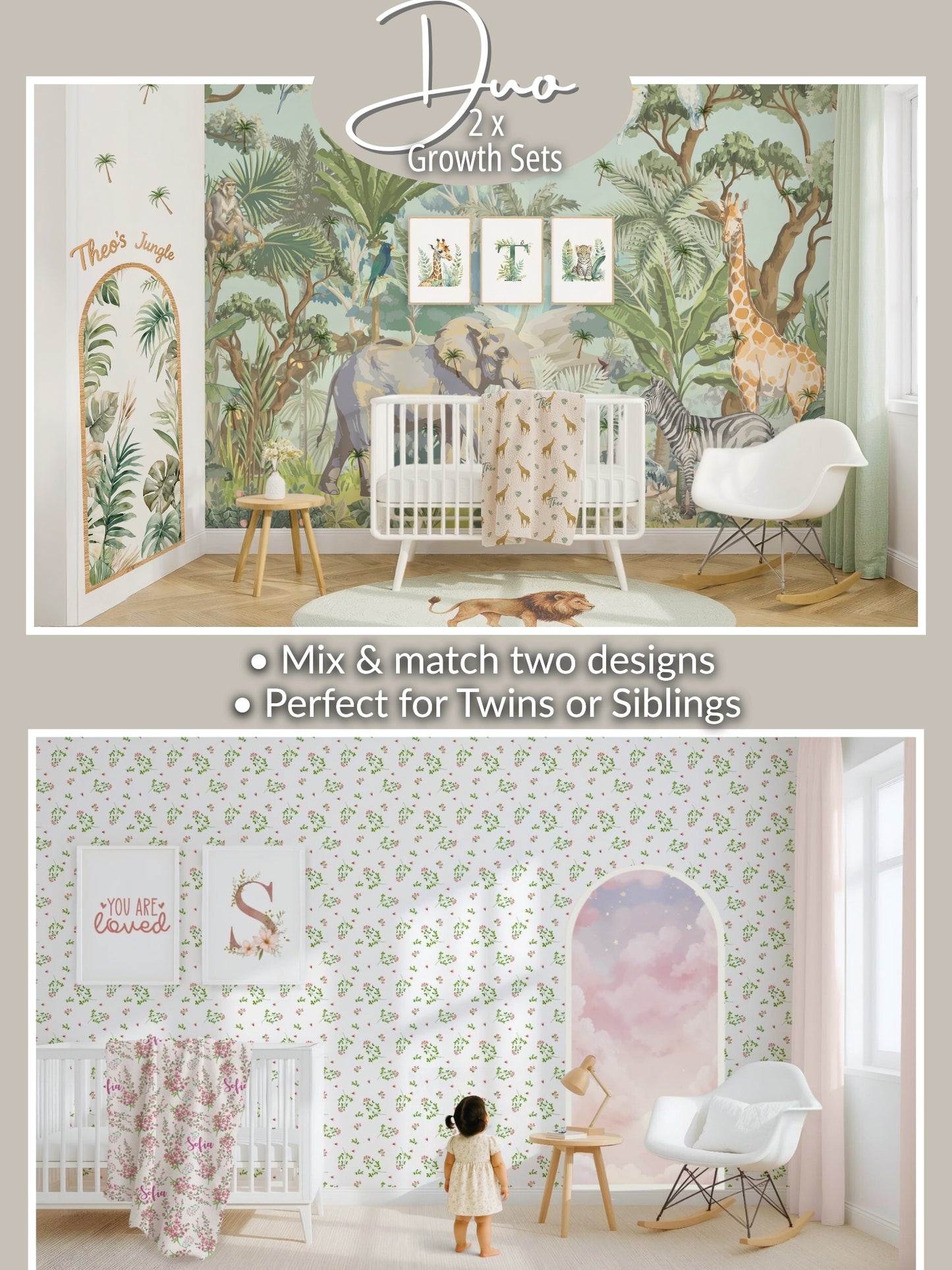 Floral Nursery Set
