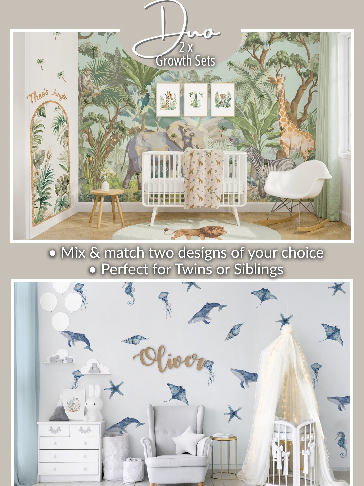 Whale Dreams Nursery Set