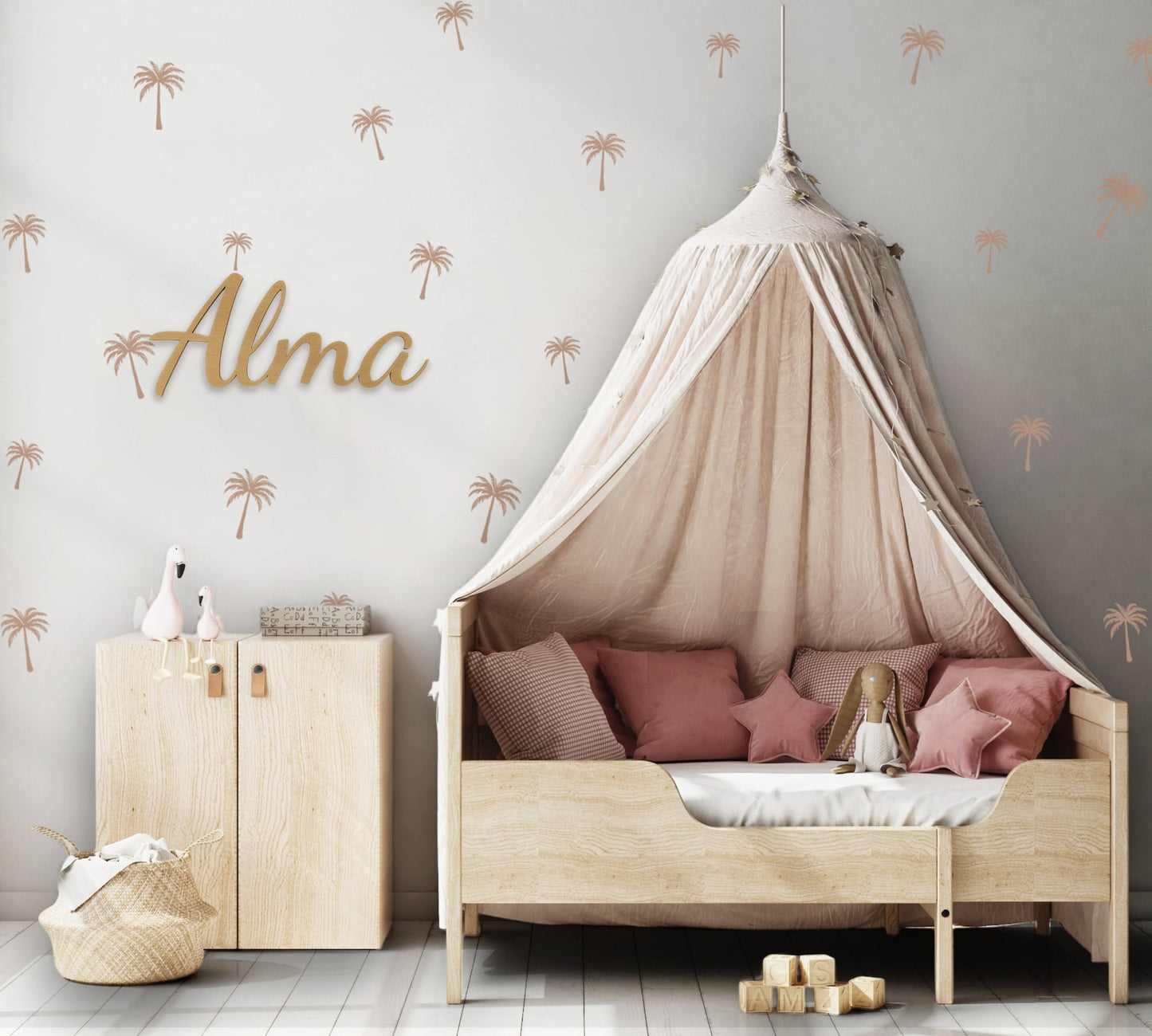Pink Safari Nursery Set