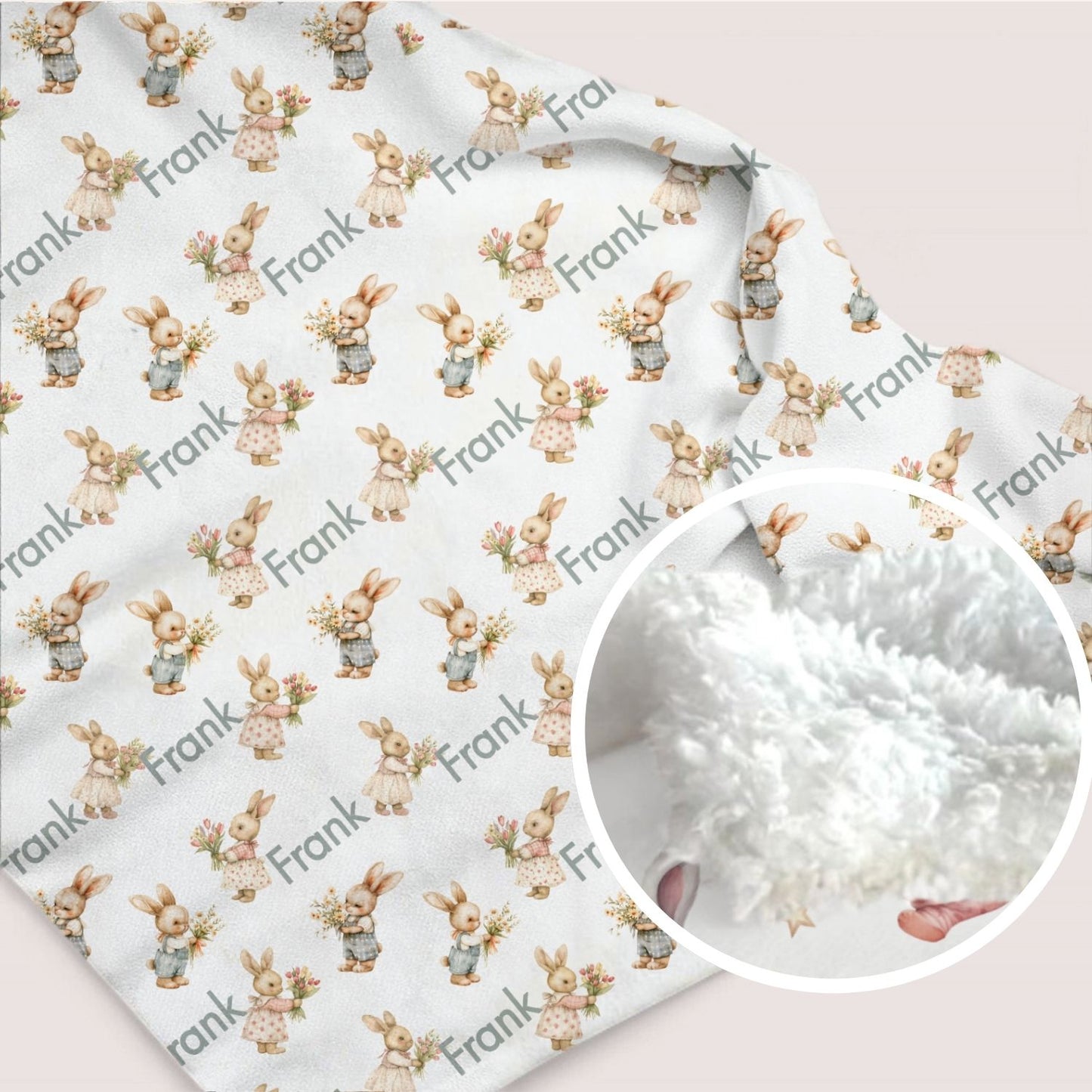 Volledig gepersonaliseerde print babydeken - Sherpa fleece deken, aangepaste naam, nieuwgeboren cadeau