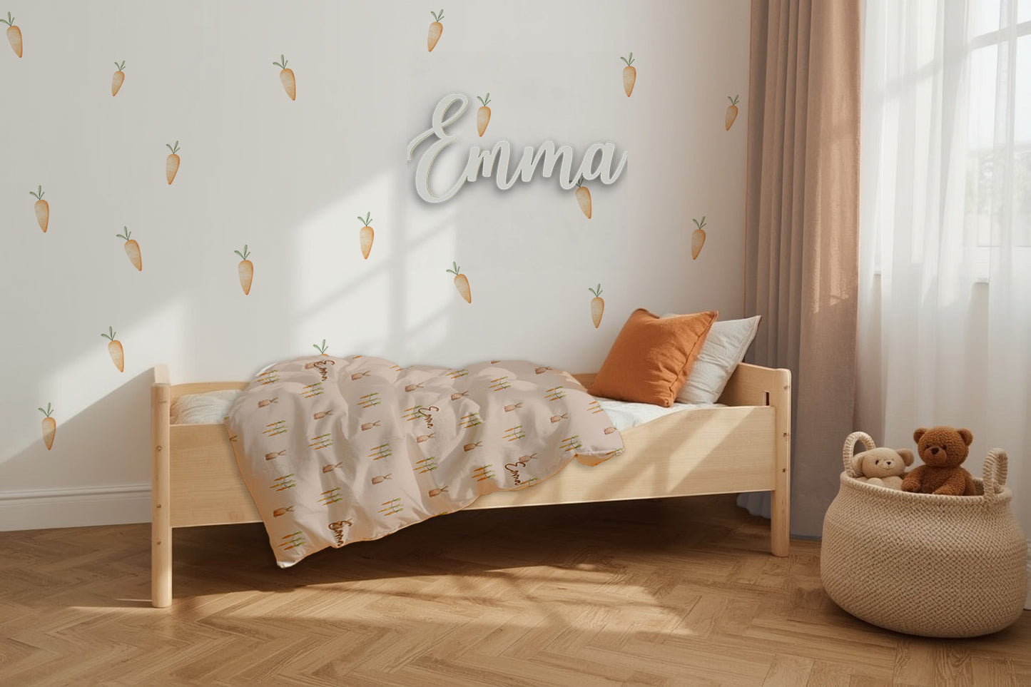 Bunny Personalized Kids Bedding Set – Toddler & Junior Sizes