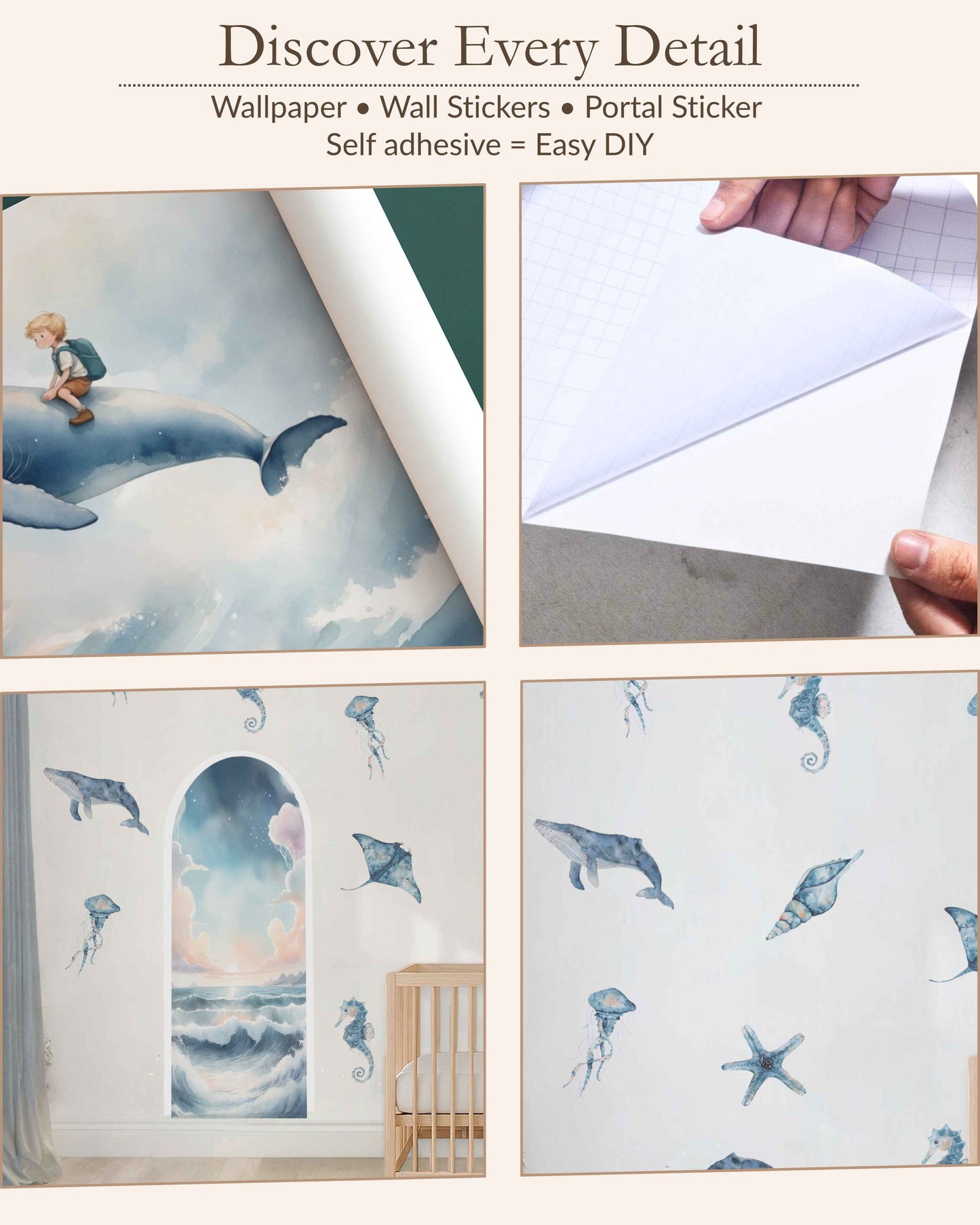 Whale Dreams Nursery Set