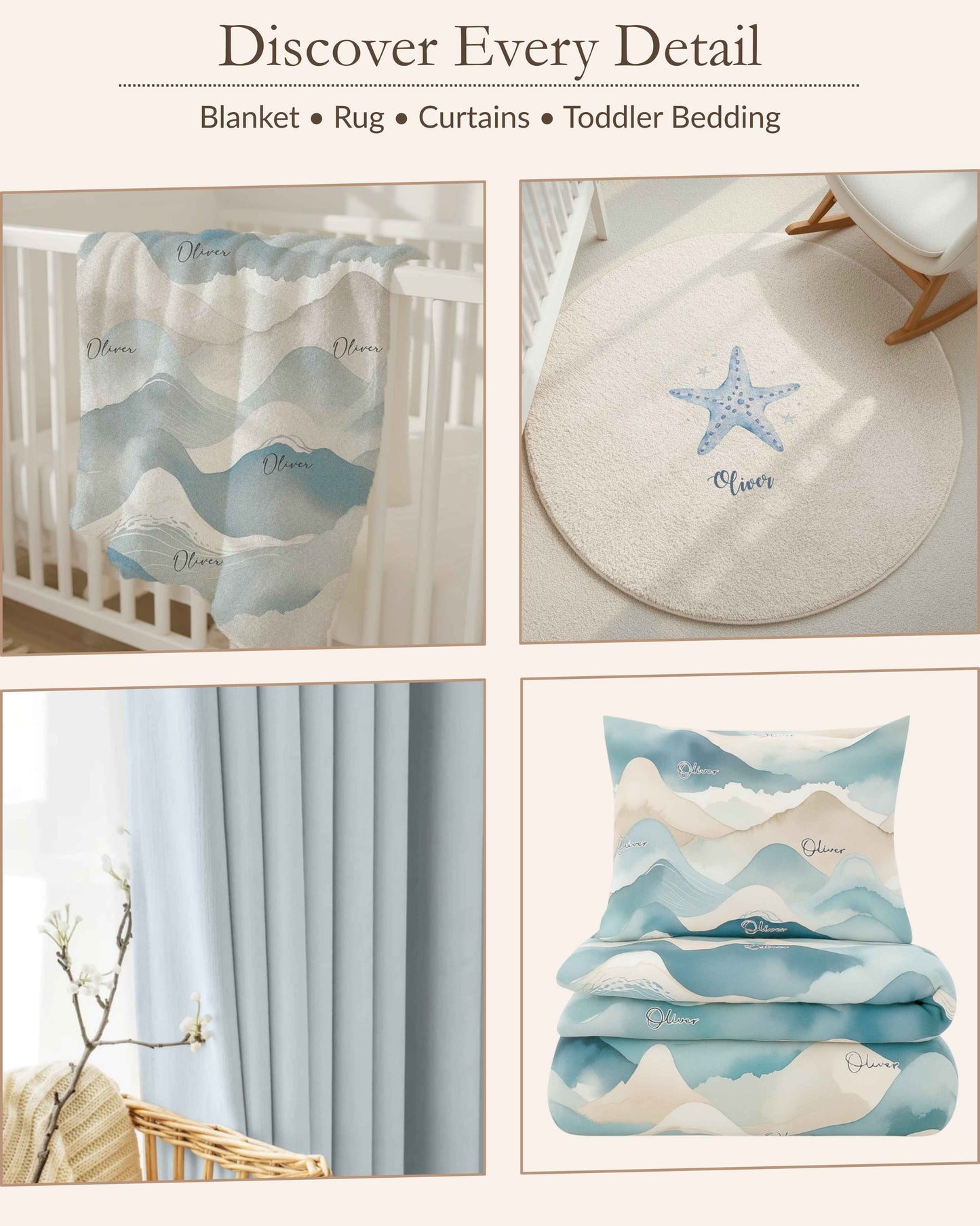 Whale Dreams Nursery Set