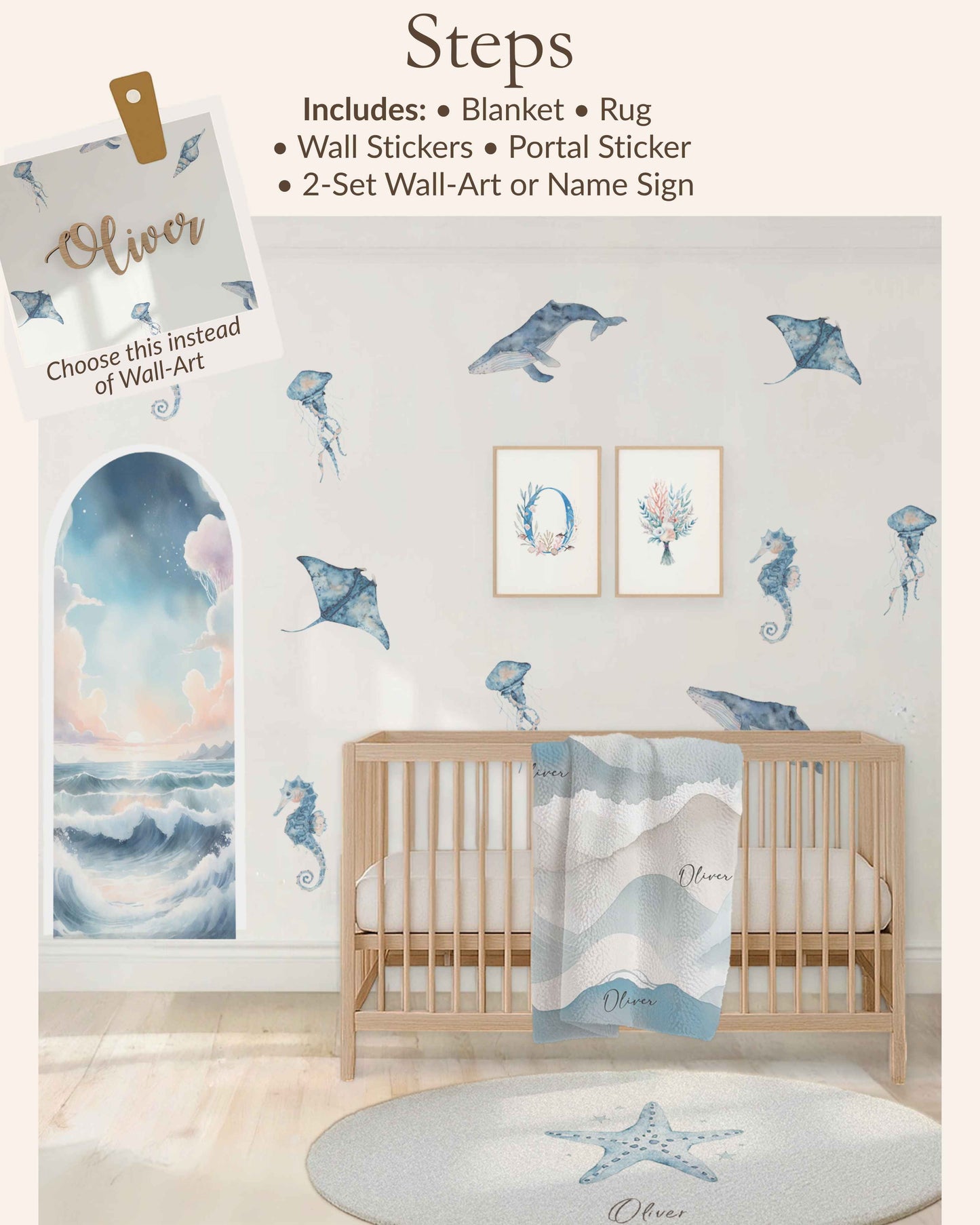 Dream Portal Sticker – Sea Arch Wall Decal