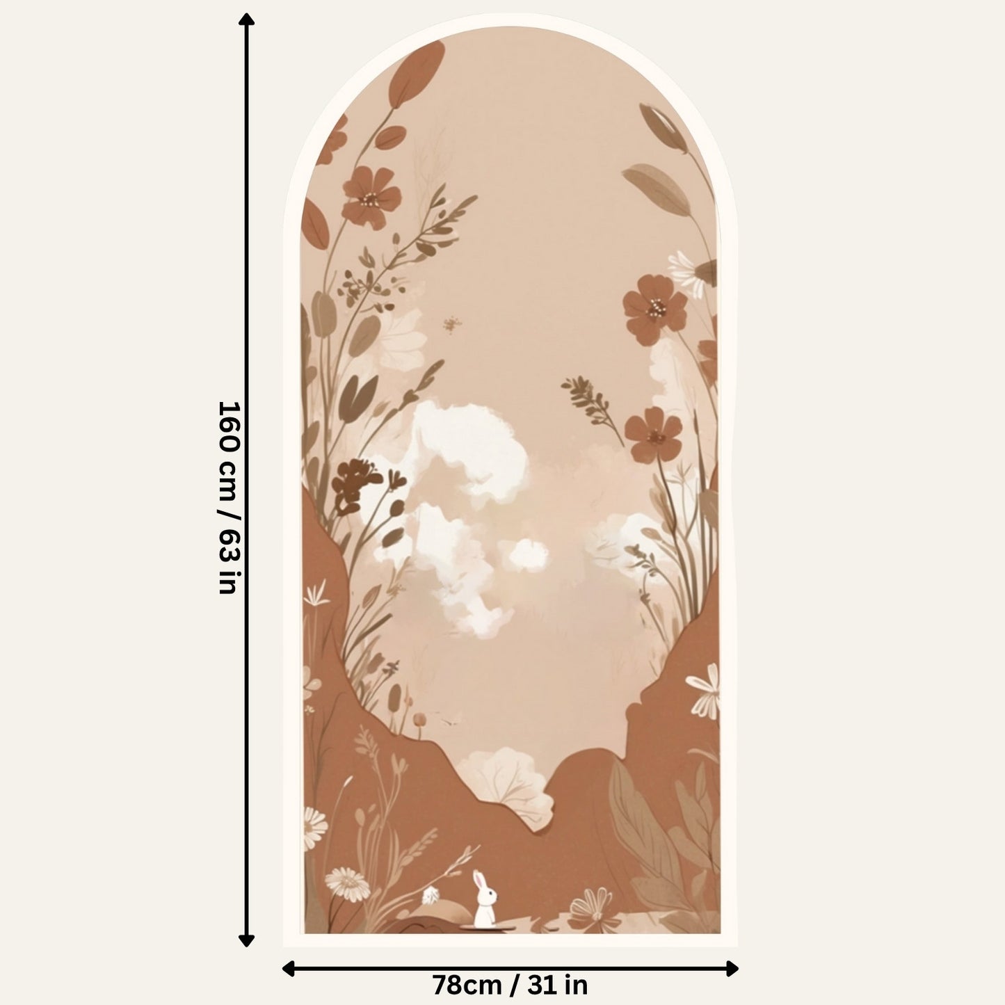 Dream Portal Sticker – Bunnies Arch Wall Decal