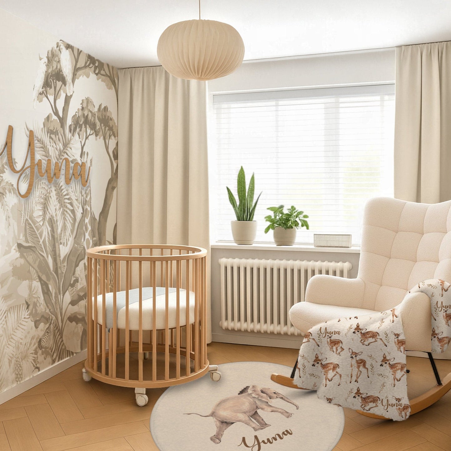 Vintage Safari Wallpaper Peel & Stick