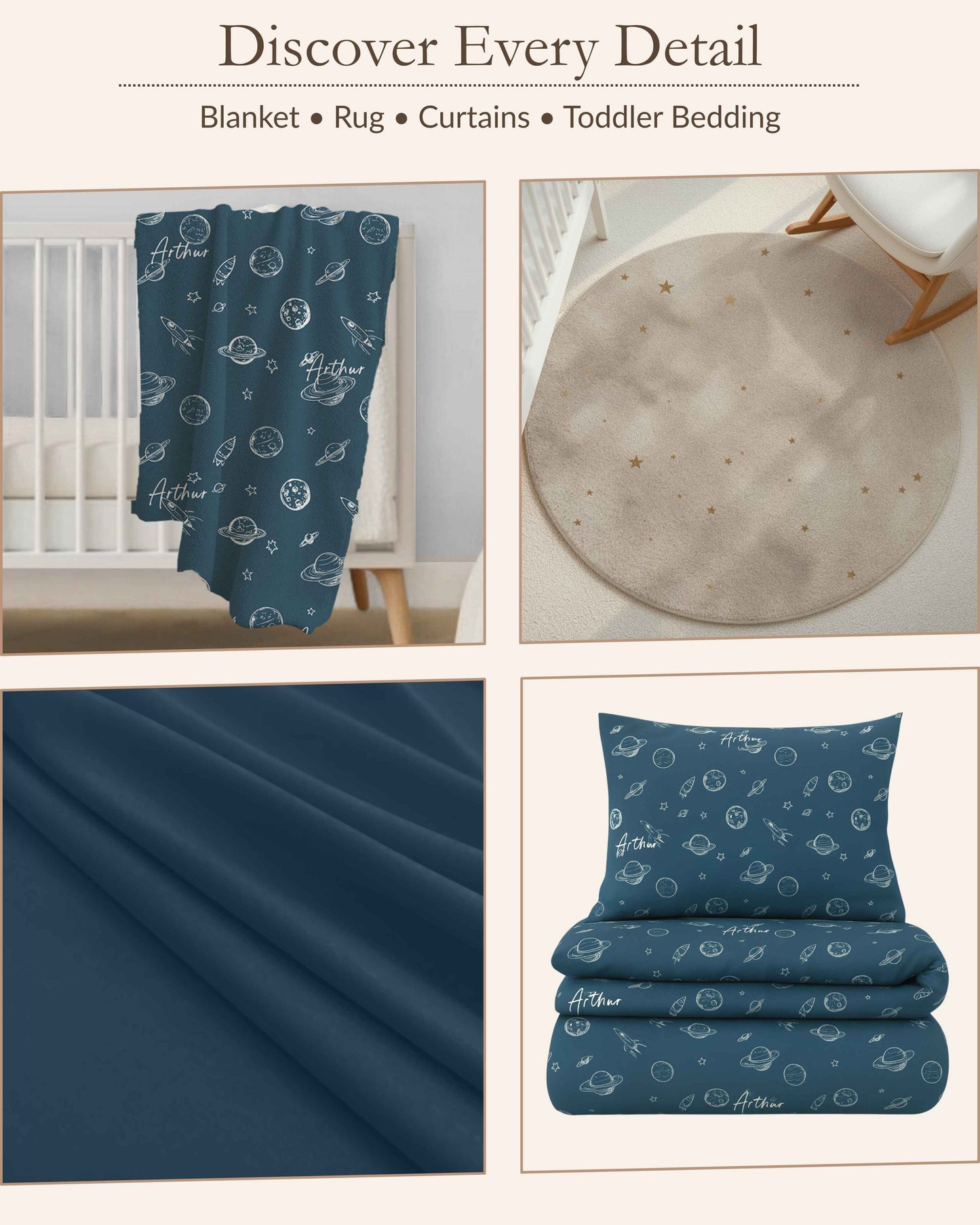 Space Astronaut Universe Nursery Set