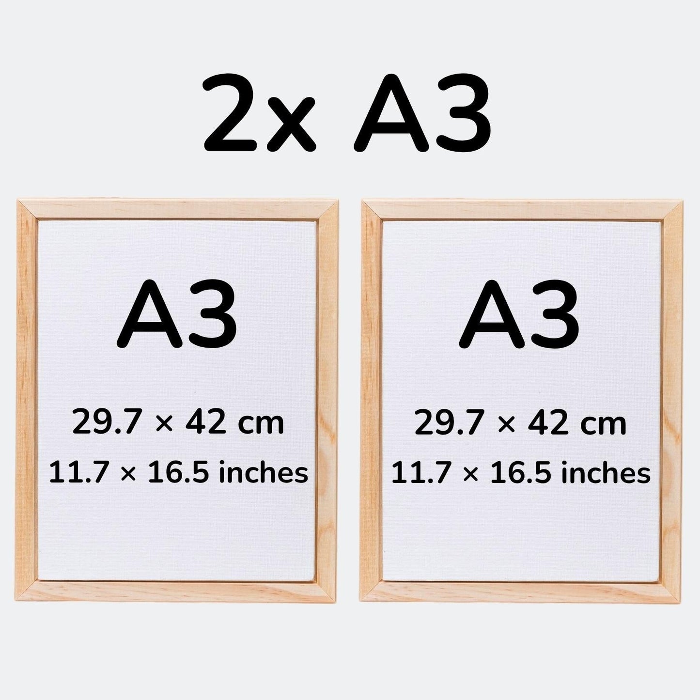 2x A3 - Large