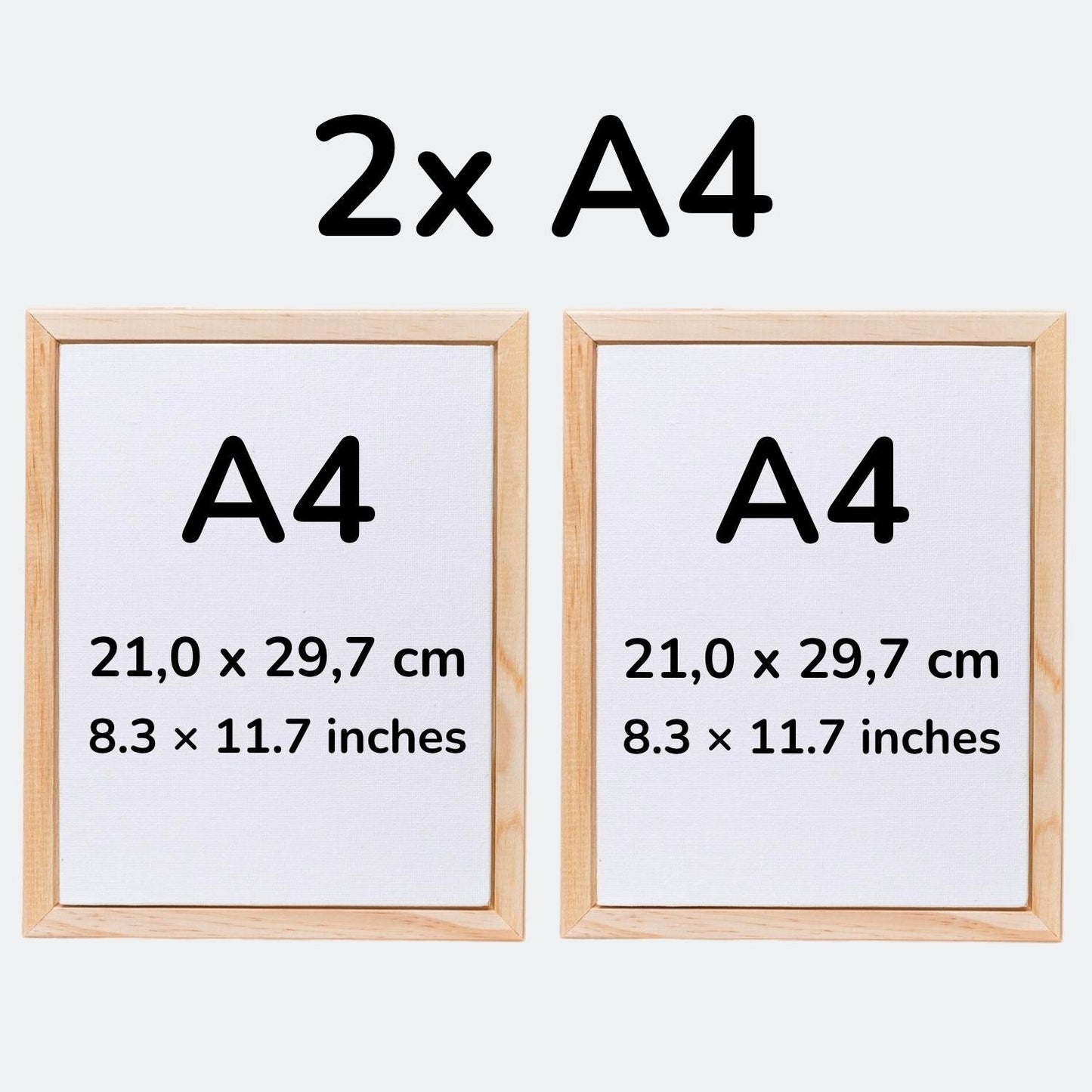 2x A4 - Medium