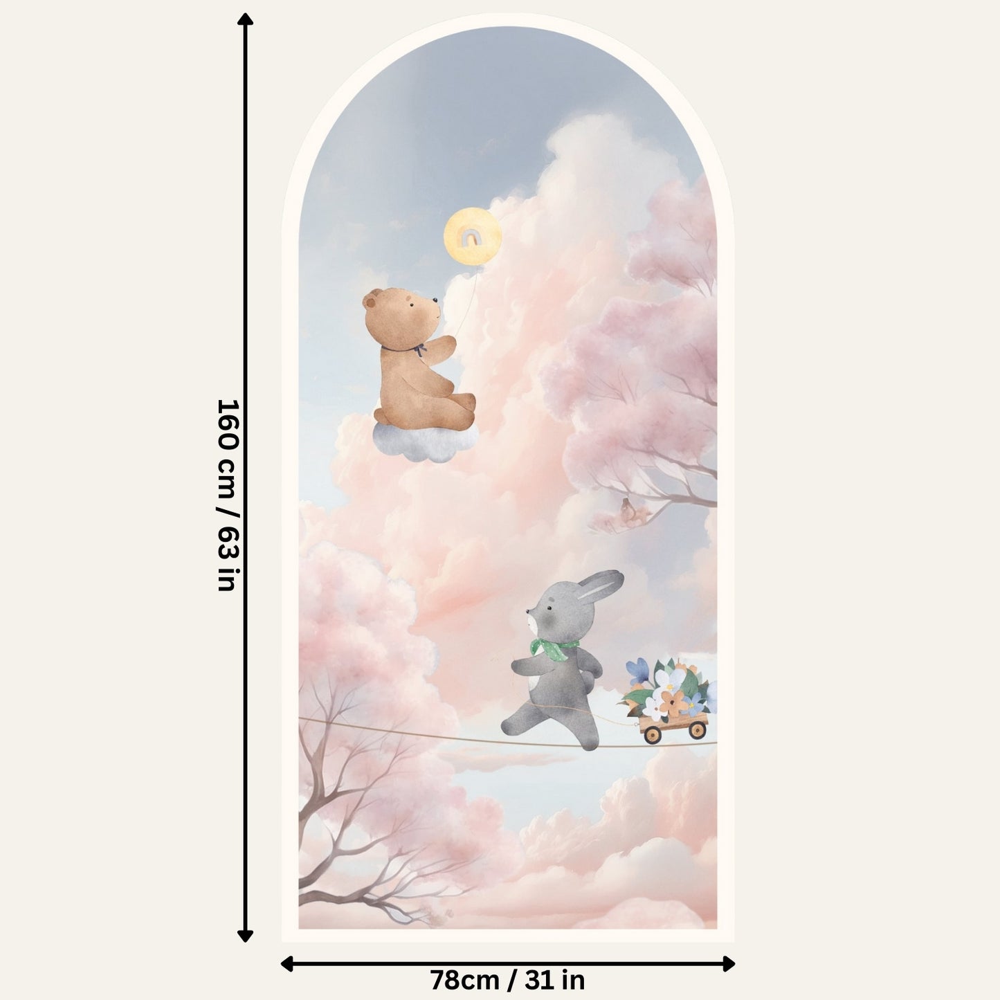 Dream Portal Sticker – Animal Castle Wall Decal