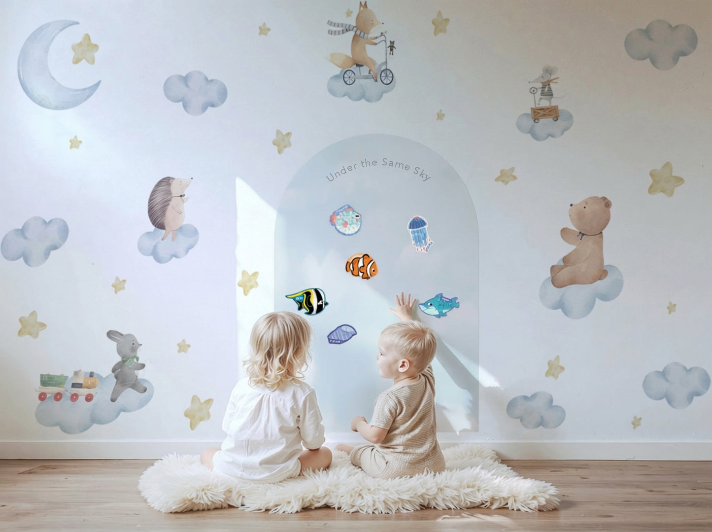 Soft Sky Magnetic Playwall