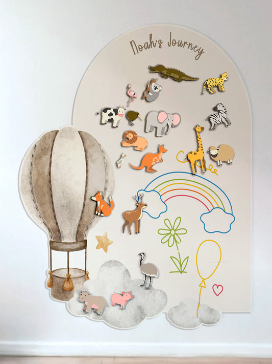 Hot Air Ballon Magnetic Play Wall