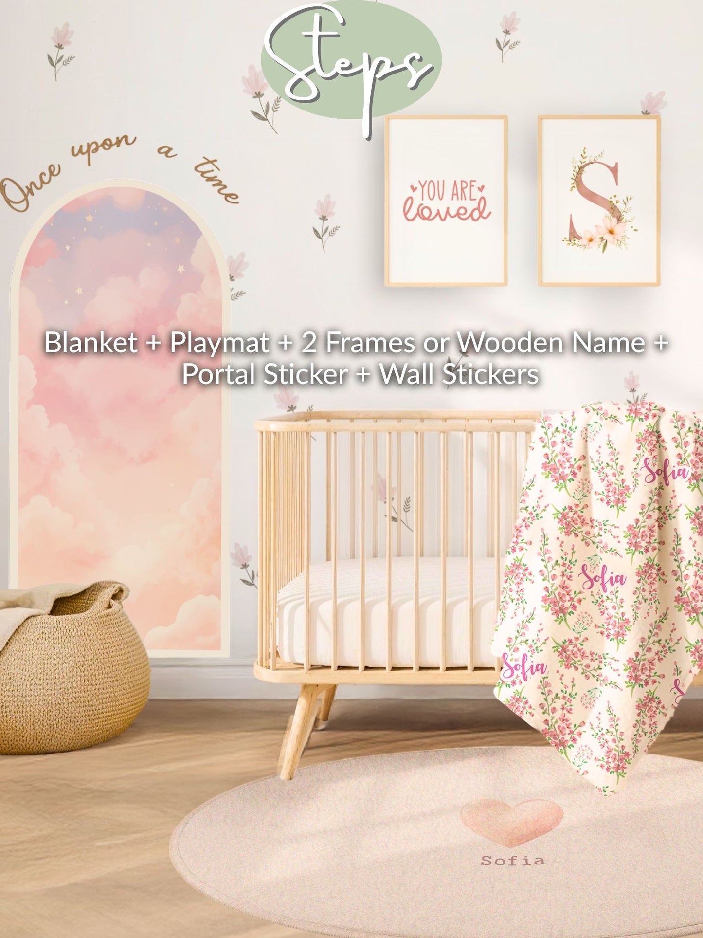 Floral Nursery Set