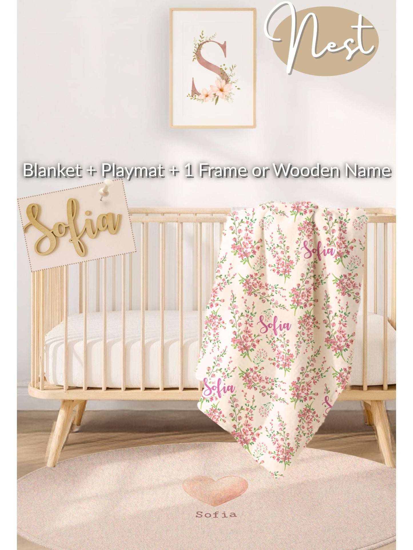 Floral Nursery Set