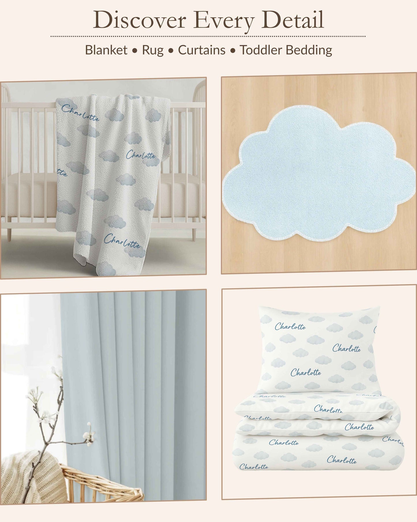 Animal Castle Dream World Nursery Set