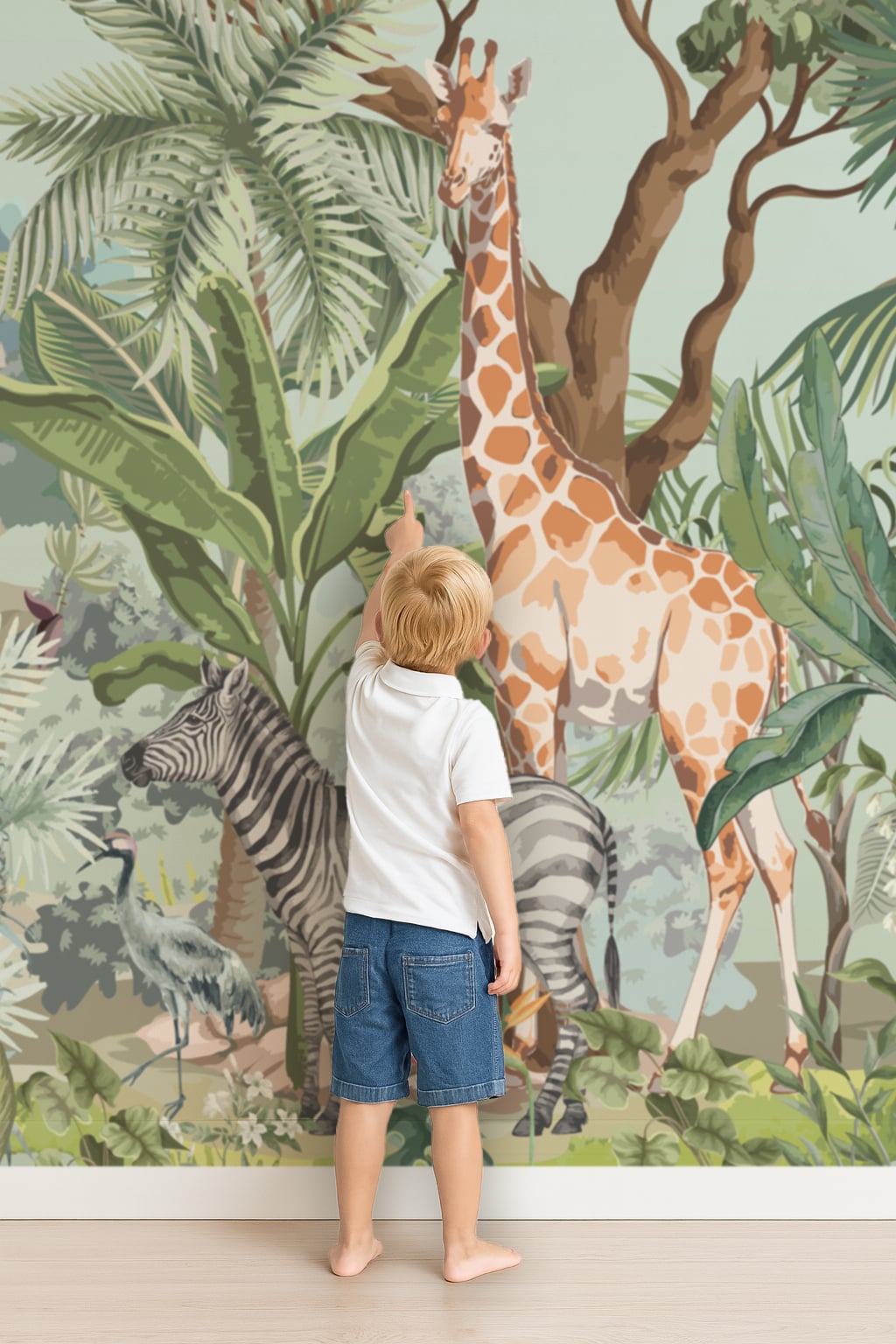 Jungle Nursery Wallpaper Peel & Stick