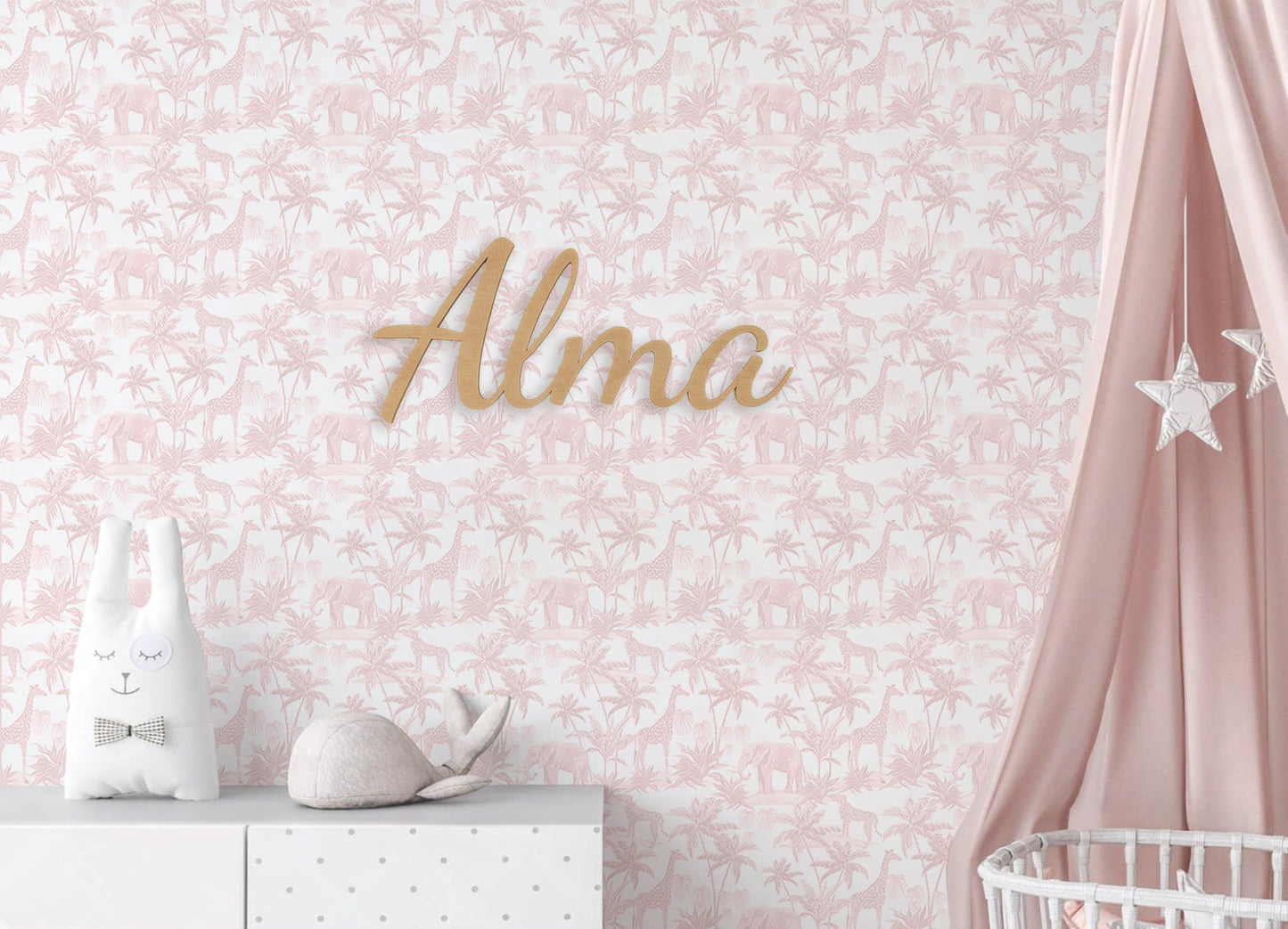 Pink Safari Nursery Set
