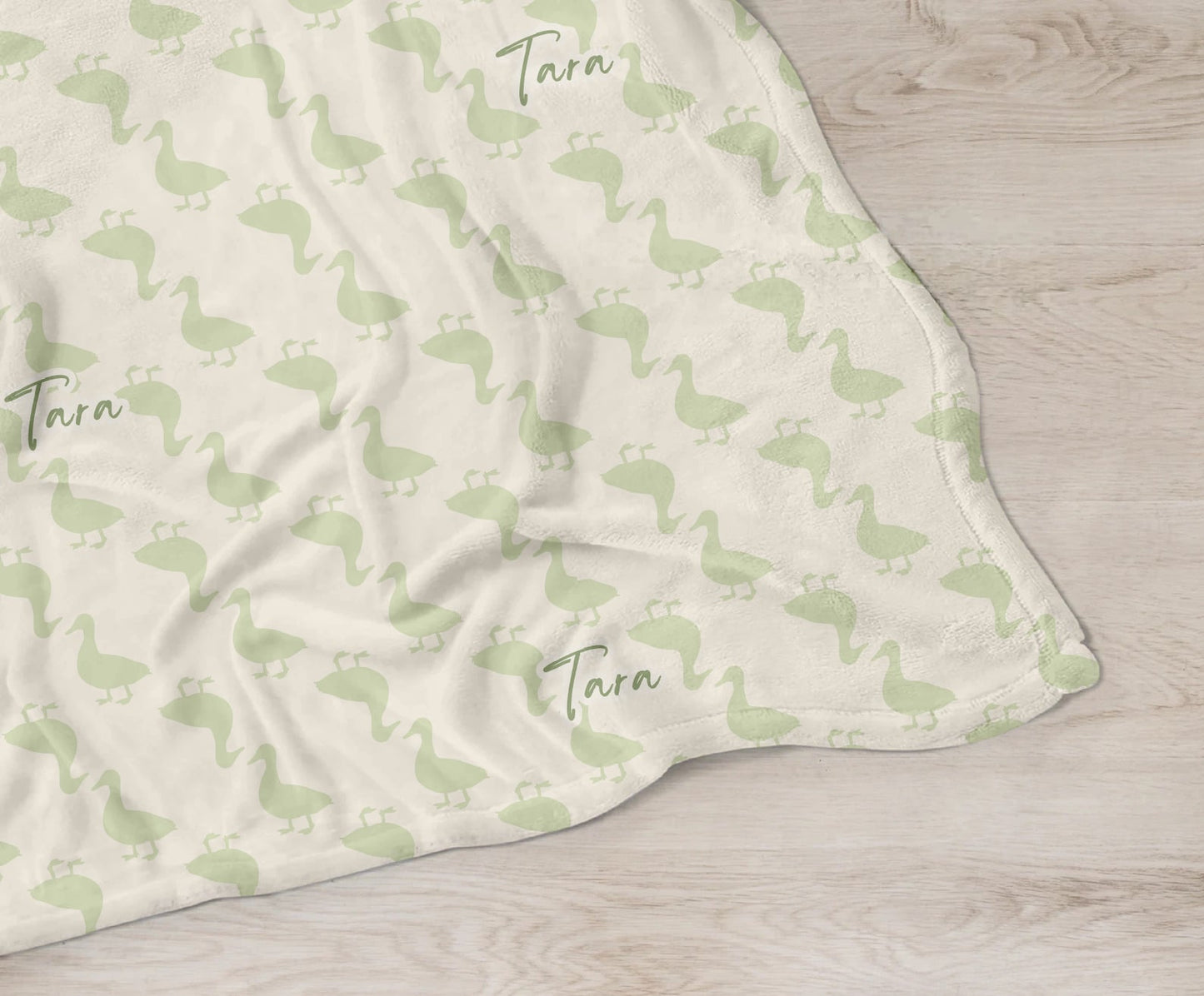 Duck Dreams Personalized Baby Blanket