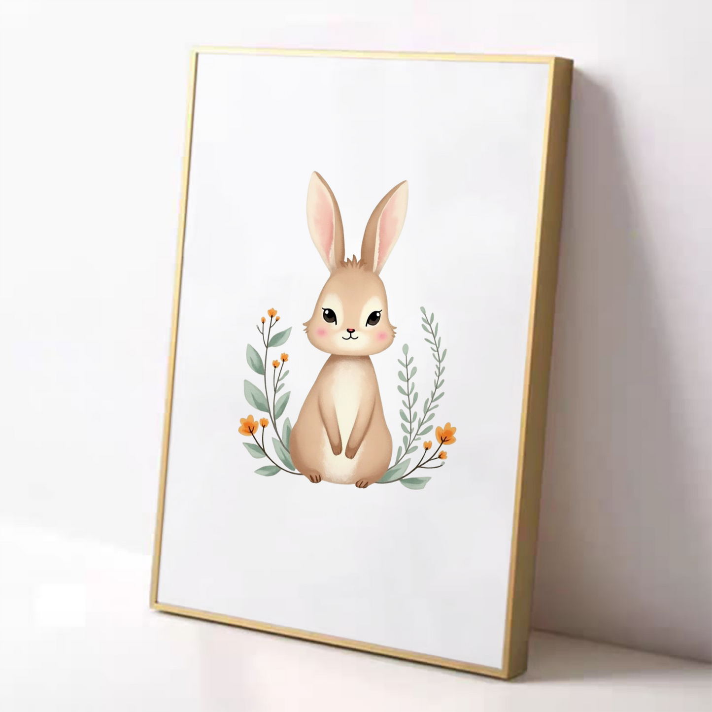 Wall-Art Set - Terracotta Bunnies