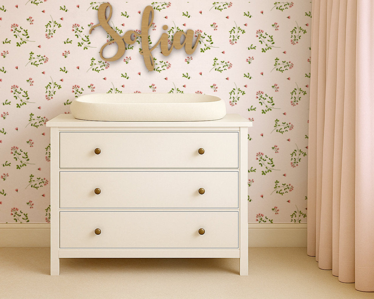 Floral Nursery Wallpaper Peel & Stick