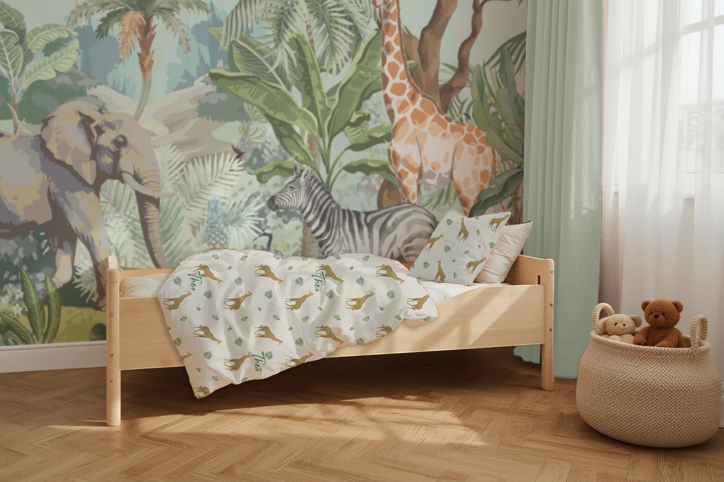 Jungle Nursery Wallpaper Peel & Stick