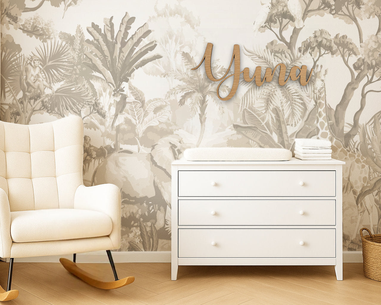 Vintage Safari Wallpaper Peel & Stick