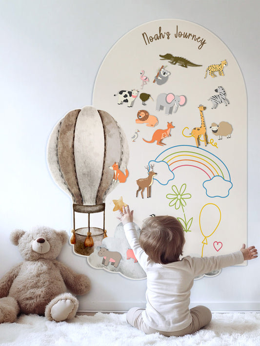 Hot Air Ballon Magnetic Play Wall