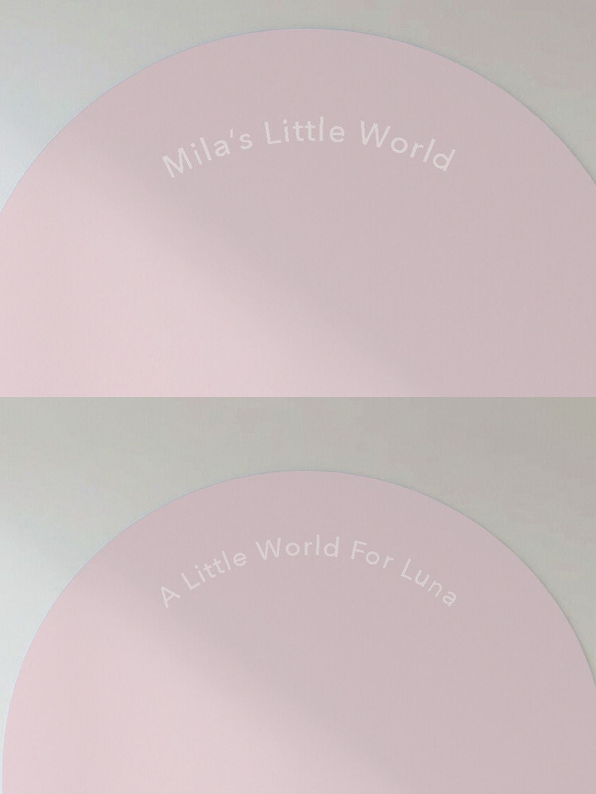 Soft Pink Rainbow Watercolor Magnetic Play Corner Sets