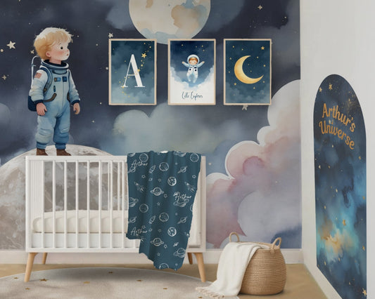 Wall-Art Set - Space Astronaut