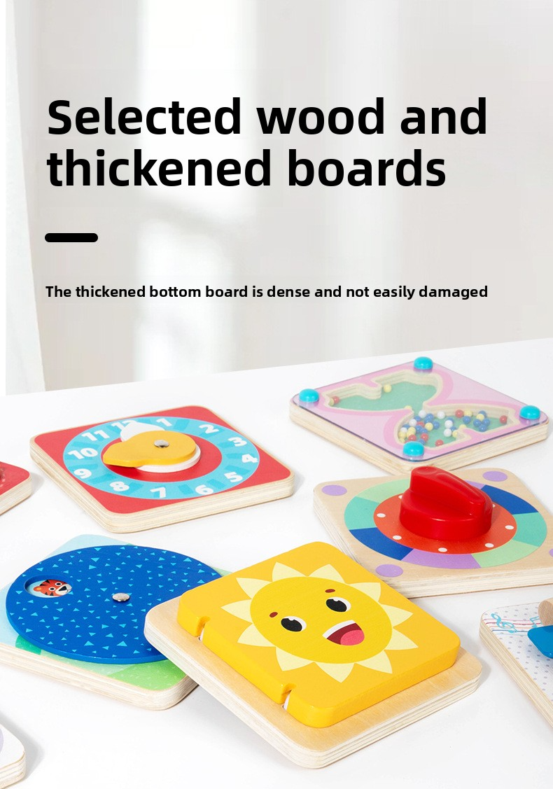 Montessori Wooden Magnets for Cognitive Learning