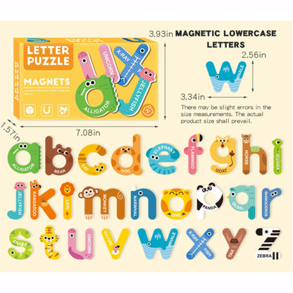 Magnetic Puzzle - a-z Lowercase Alphabet Letters
