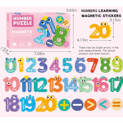 Magnetic Puzzle - Numbers