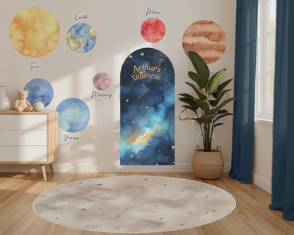 Dream Portal Sticker – Space Universe Stars Wall Decal