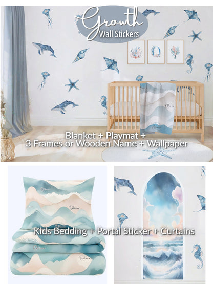 Whale Dreams Nursery Set