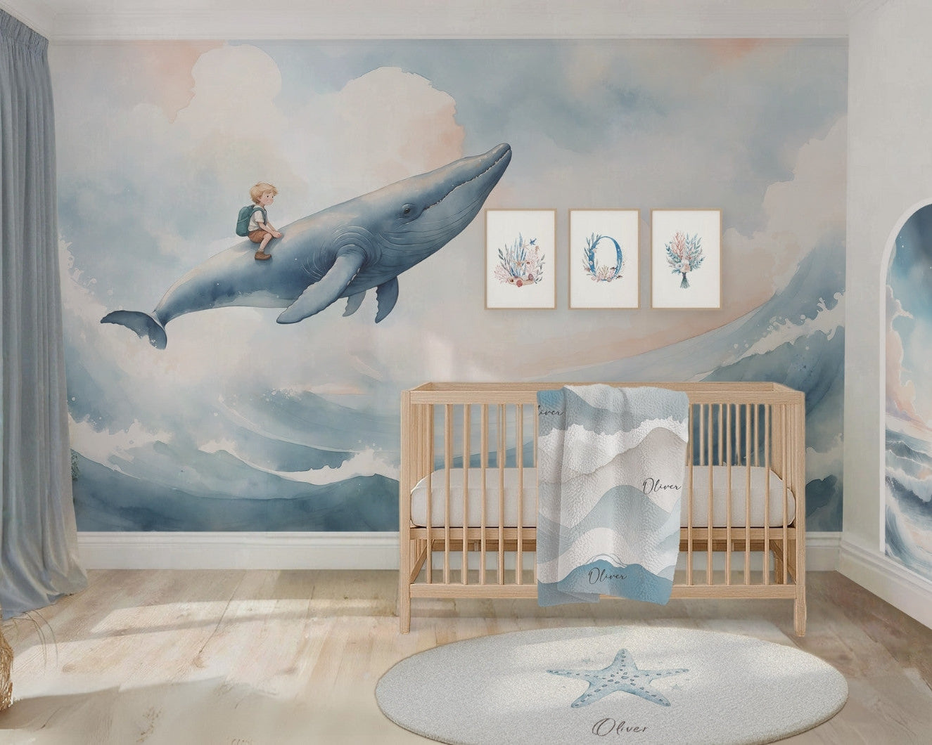 Whale Dreams Nursery Set