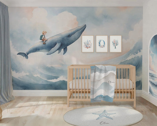 Whale Dreams Nursery Set